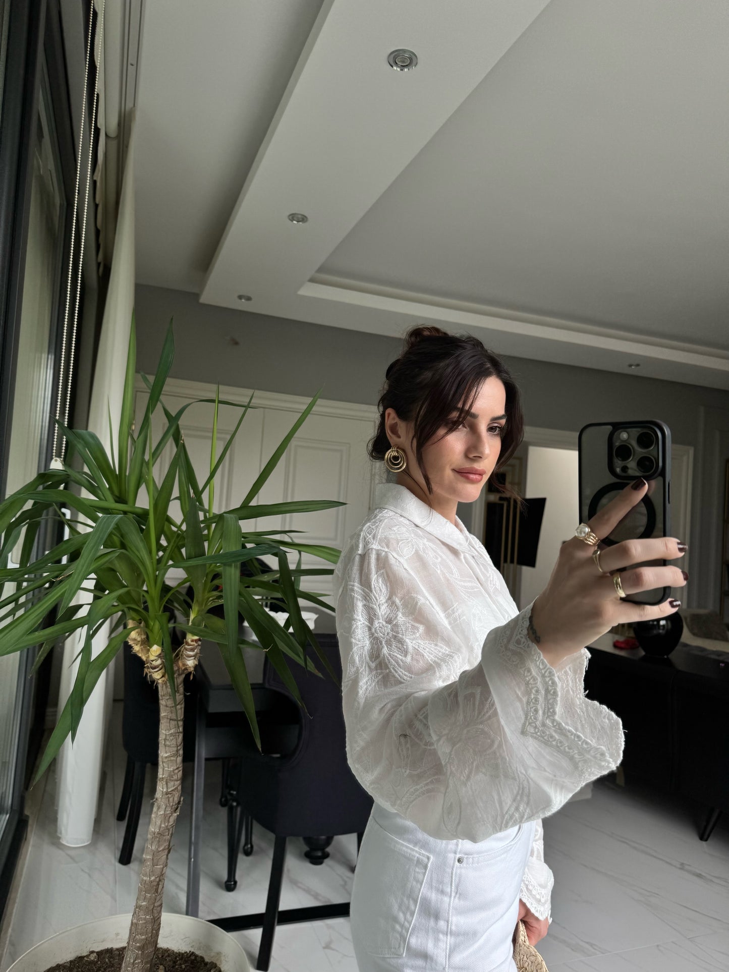 Premium Nakışlı Özel Seri Gömlek