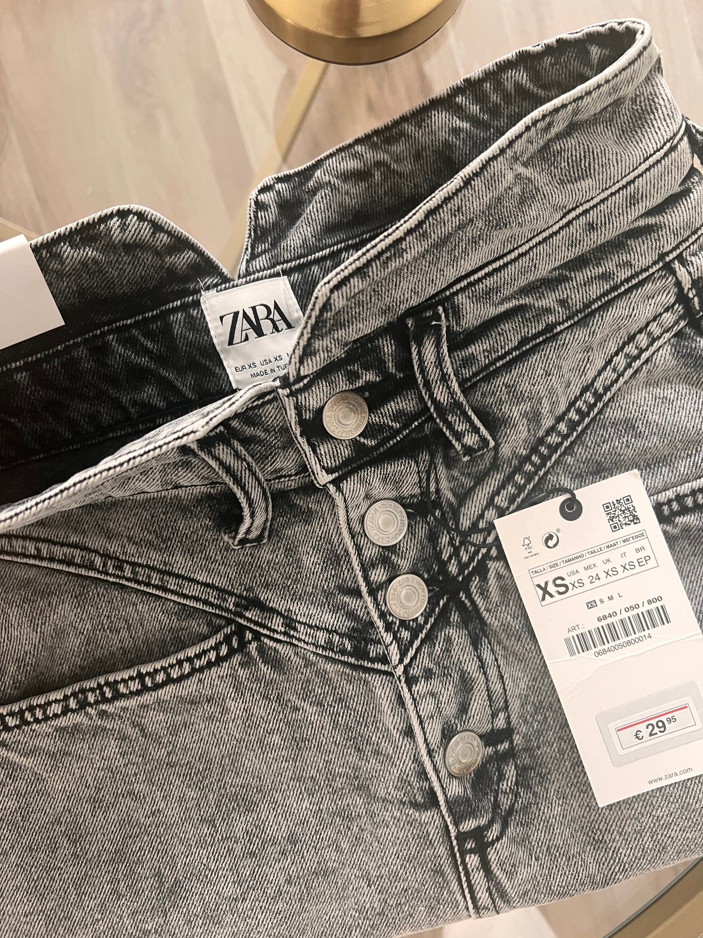 Eskitme Gri Zr Jean Etek