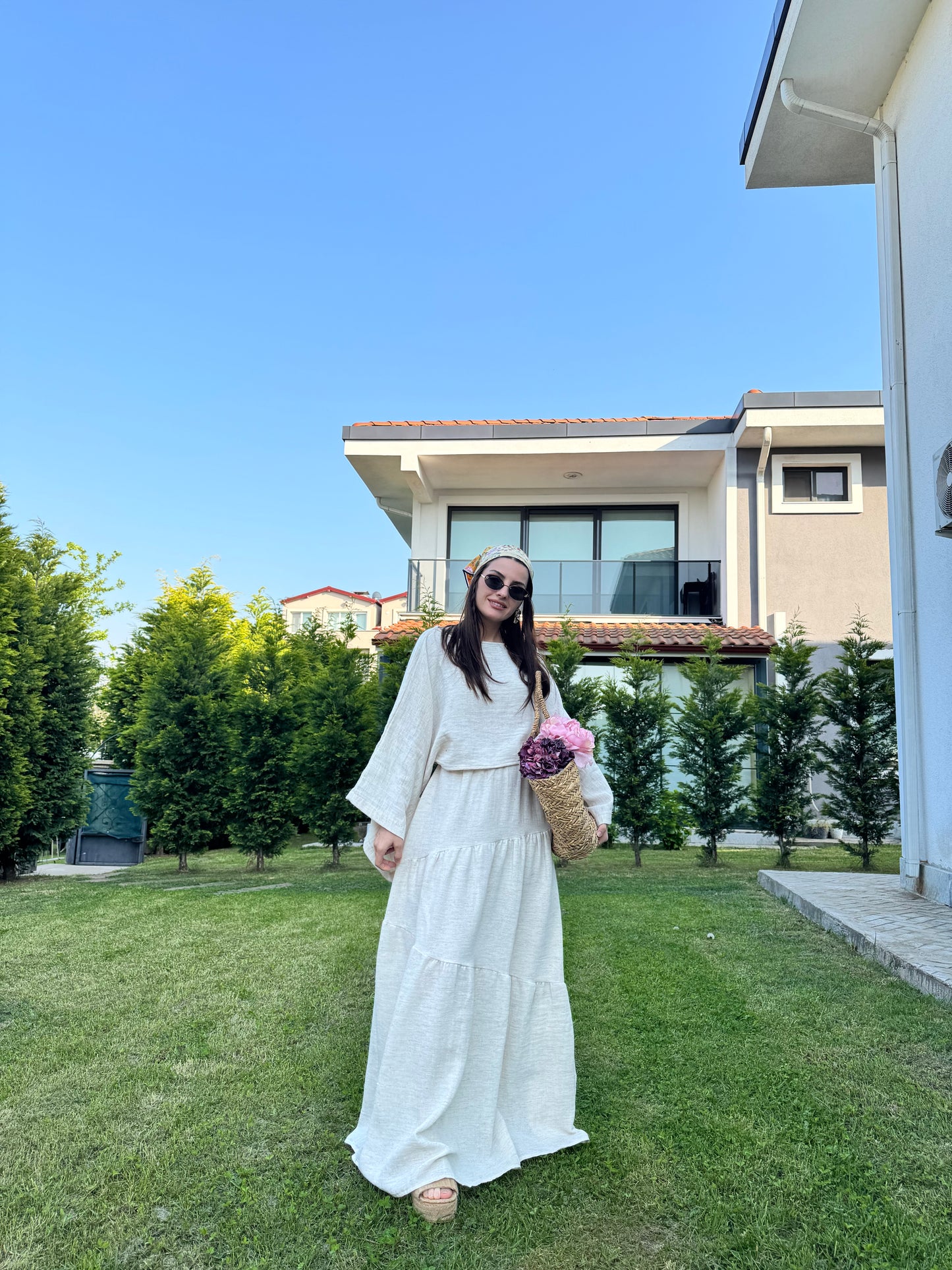 Keten Etek Crop Takım