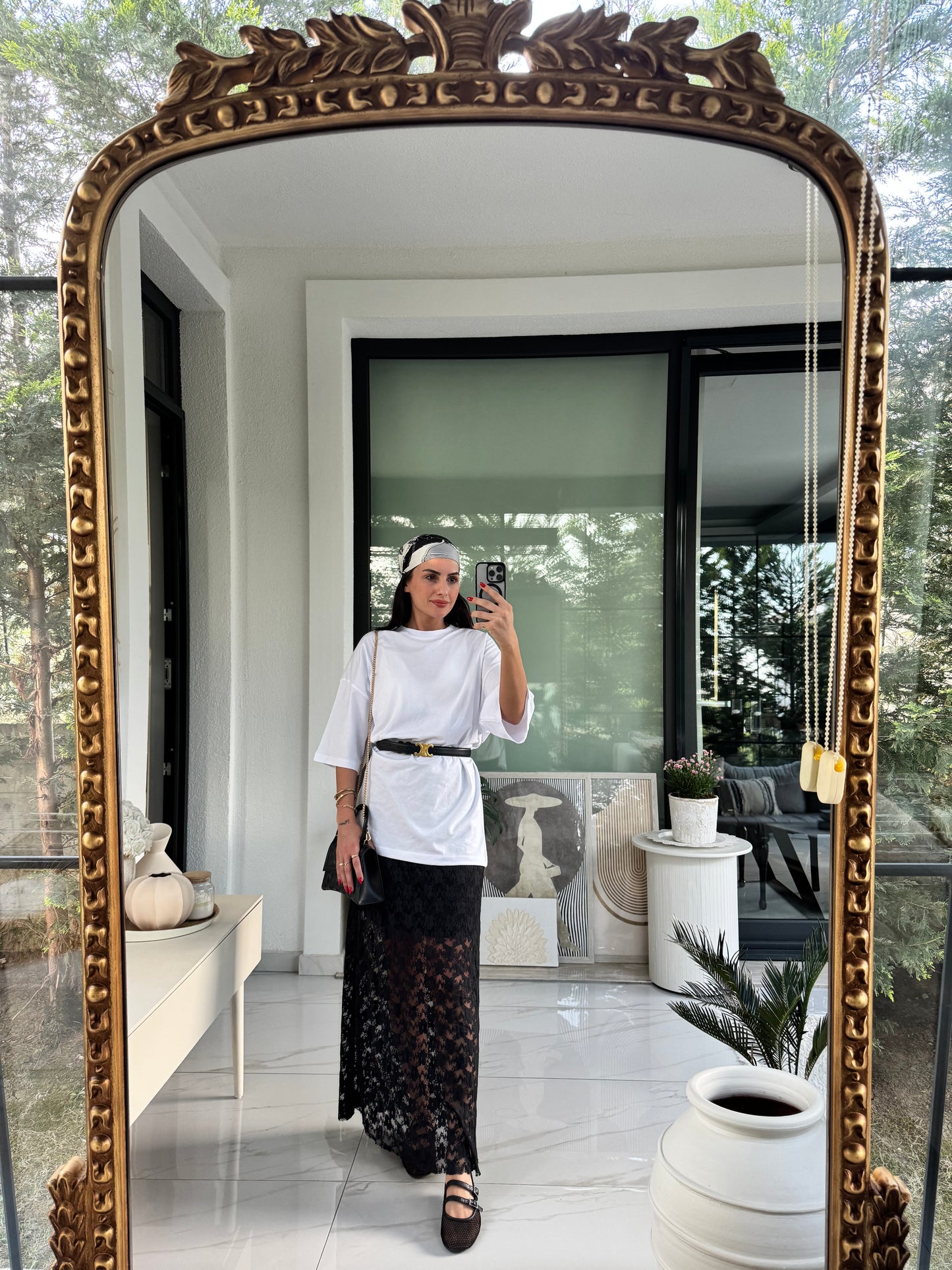 Beyaz Oversize Tshirt